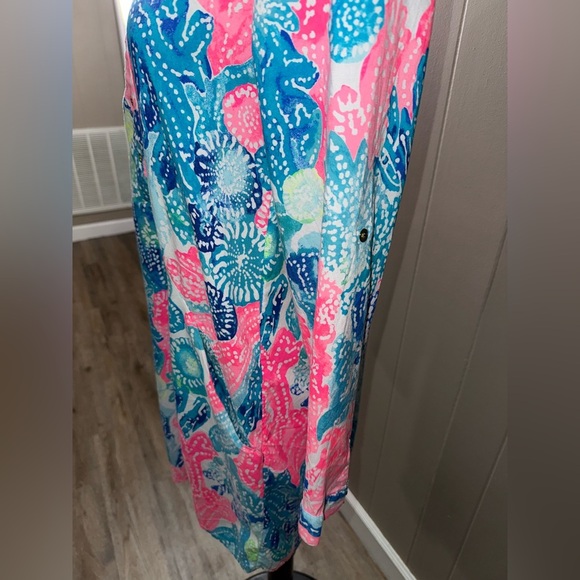 Lilly Pulitzer • Lillith Tunic Dress in Multi Boho Matik - Picture 6 of 14